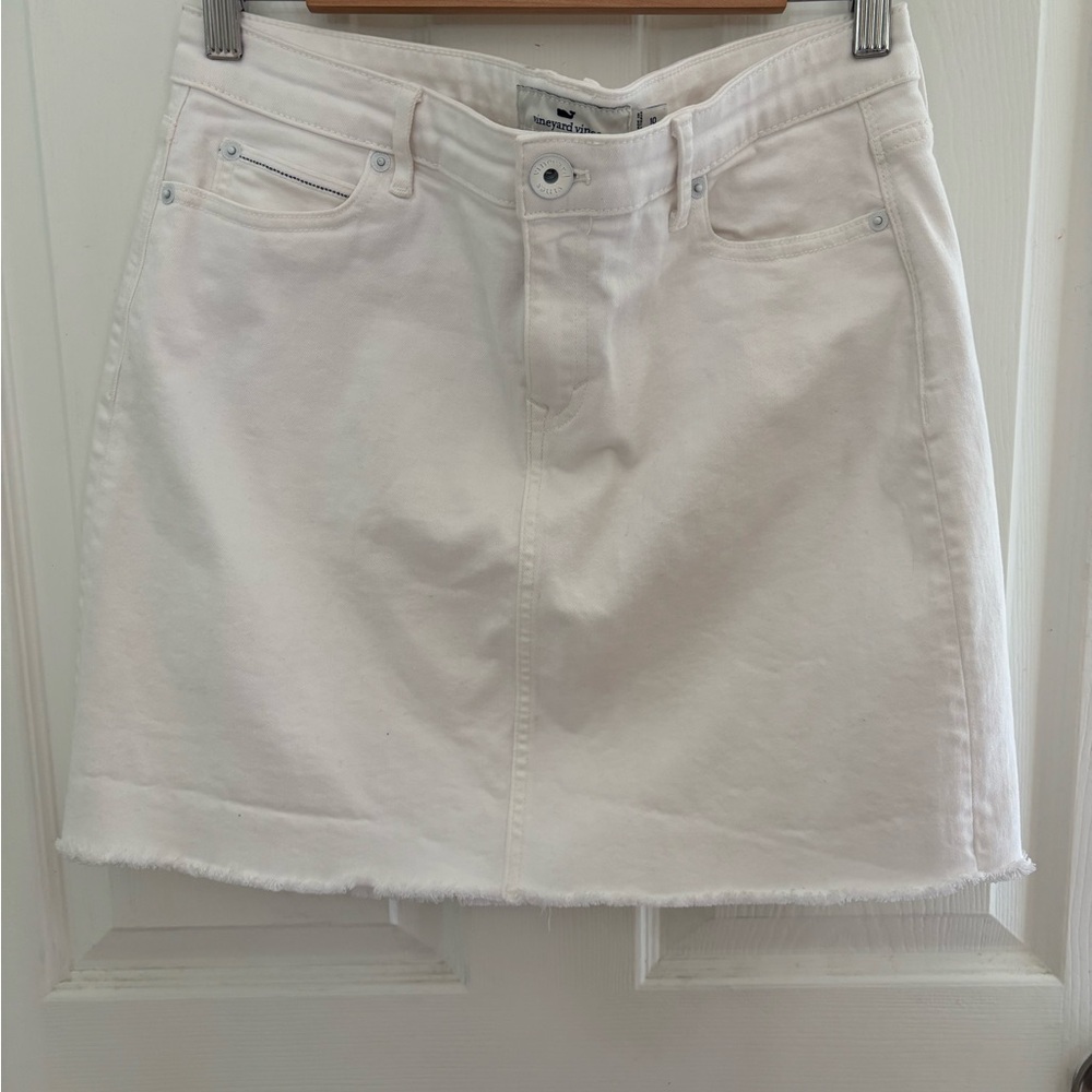 Vineyard Vines Classic White A-Line Skirt